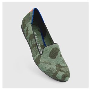 ROTHYS camo olive loafer